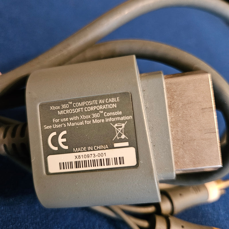 Xbox 360 Composite AV Cable - OEM Original