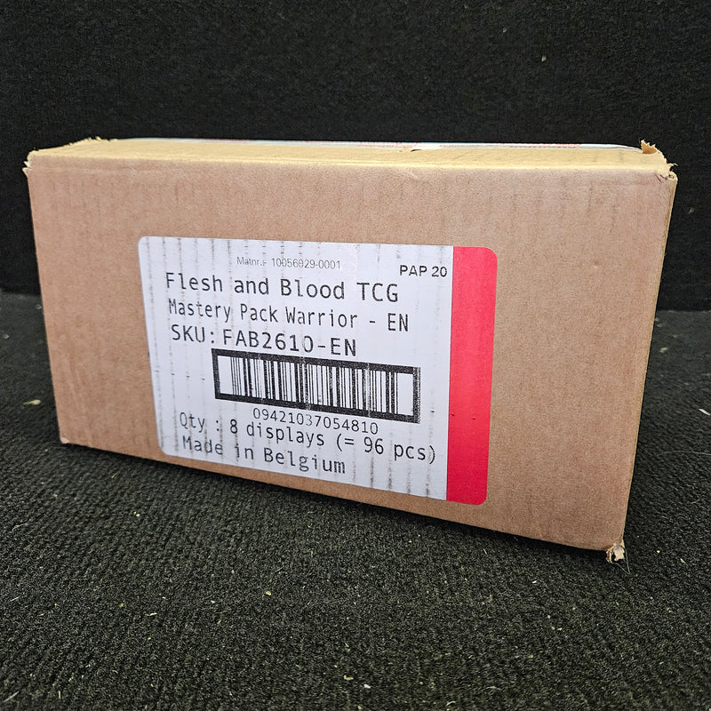 Mastery Pack Warrior Booster Box Case
