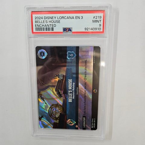 Belle's House - Maurice's Workshop (Alternate Art) (219/204) [Into the Inklands] - Graded