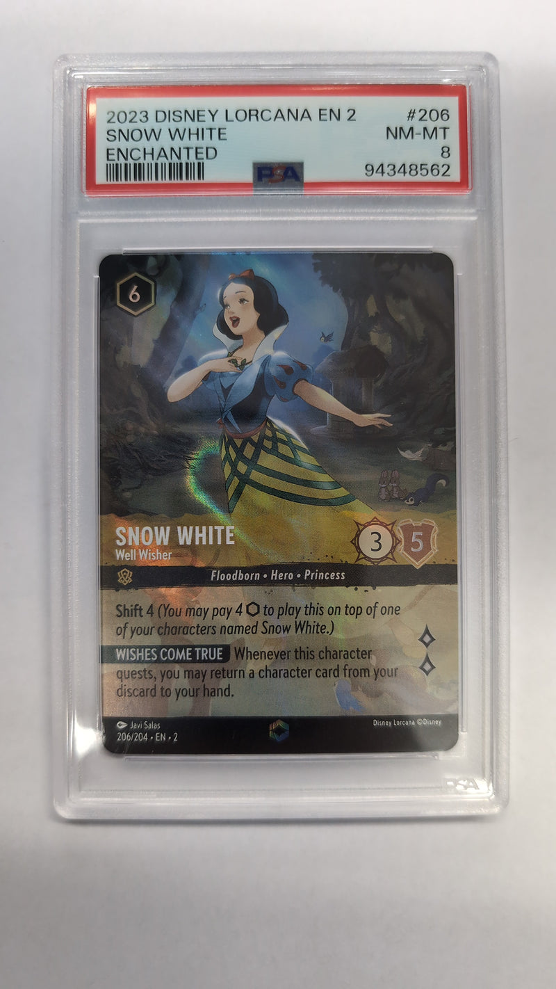 Snow White - Well Wisher (Enchanted) (206/204) [Rise of the Floodborn] - Graded