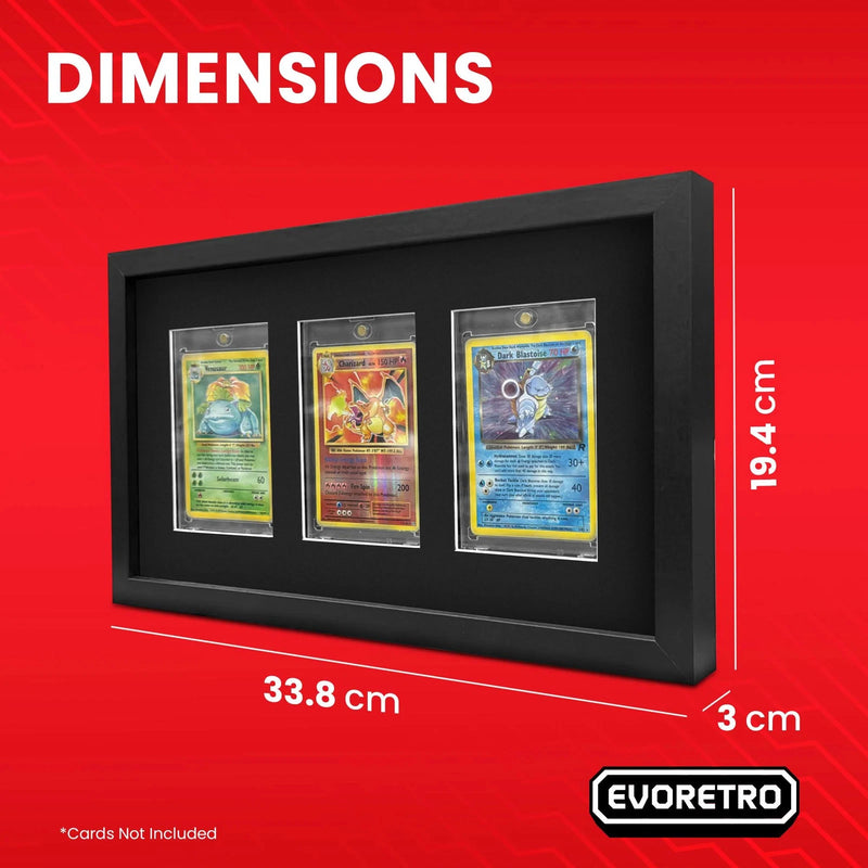 Evoretro Magnetic Case Display Frame (3 Slot)