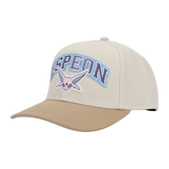 Espeon 196 Baseball Cap - Beige Brim Snapback Hat