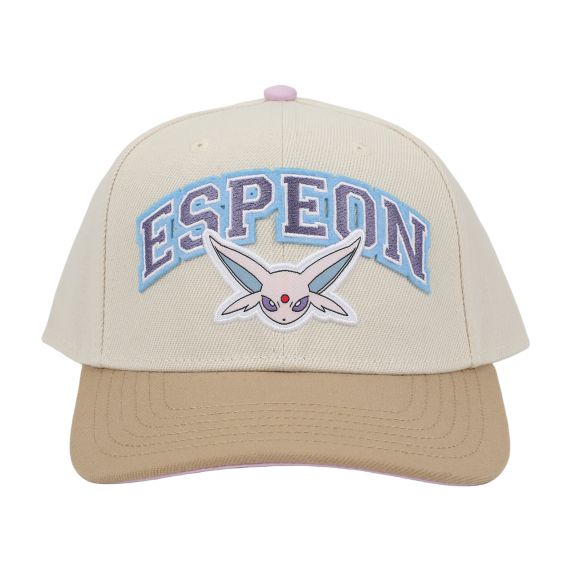 Espeon 196 Baseball Cap - Beige Brim Snapback Hat