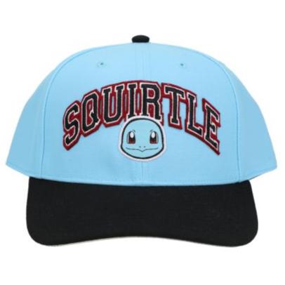 Baseball Cap - Squirtle Black Brim Snapback Hat