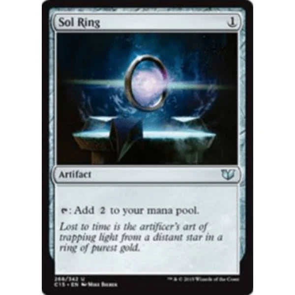 MTG Sol Ring Fleece Throw Blanket