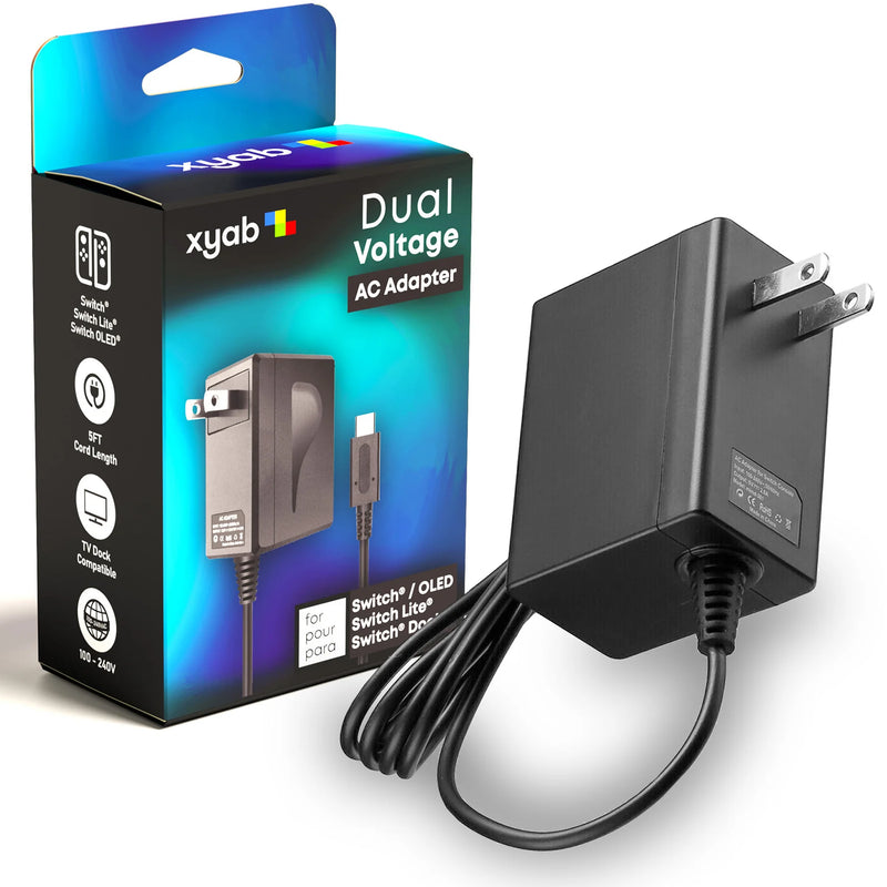 Dual Voltage Ac Adapter for Nintendo Switch