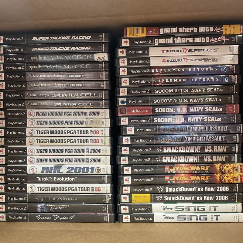 PlayStation 2 (PS2) Game LOT - Bulk Mixed Lot 3