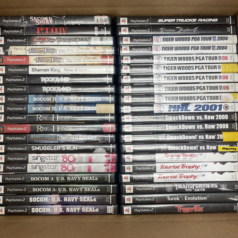 PlayStation 2 (PS2) Game LOT - Bulk Mixed Lot 4