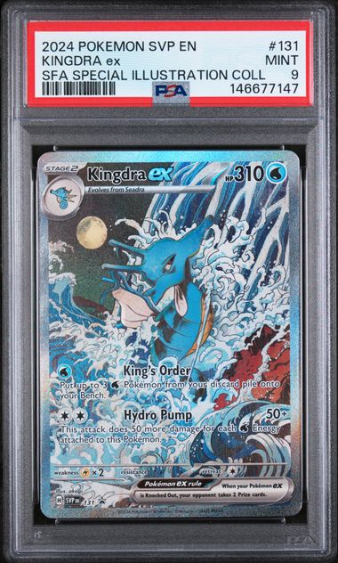 2024 POKEMON SVP EN-SV BLACK STAR PROMO #131 KINGDRA ex SFA SPECIAL ILLUSTRATION COLL