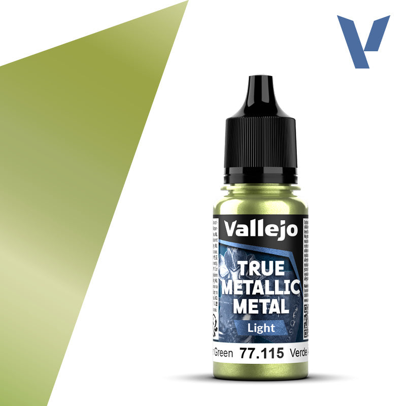 Amber Green (Light): Vallejo: True Metallic Metal