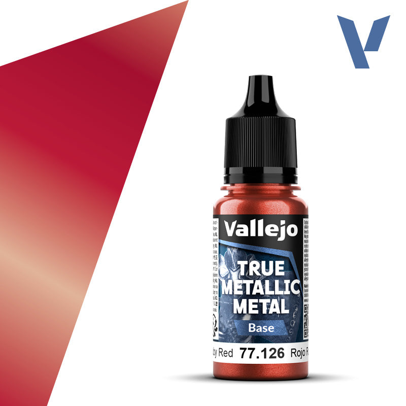 Ruby Red (Base): Vallejo: True Metallic Metal