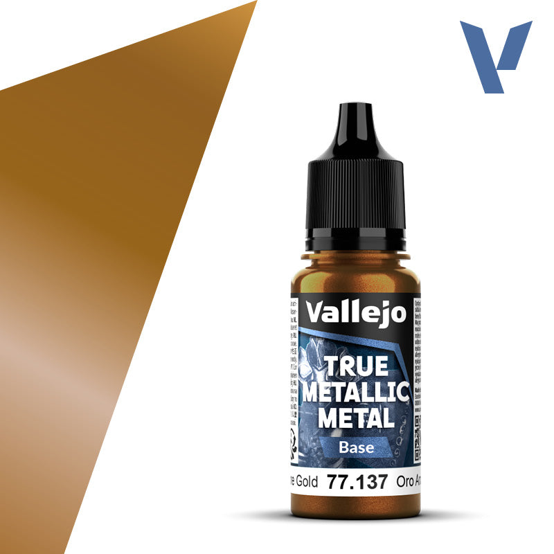 Arcane Gold (Base): Vallejo: True Metallic Metal