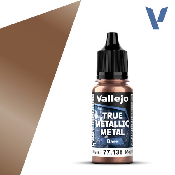 Rusty Metal (Base): Vallejo: True Metallic Metal