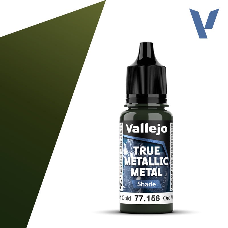 Greenish Gold (Shade): Vallejo: True Metallic Metal