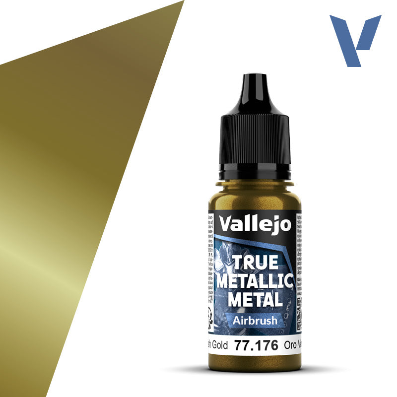 Greenish Gold (Airbrush): Vallejo: True Metallic Metal