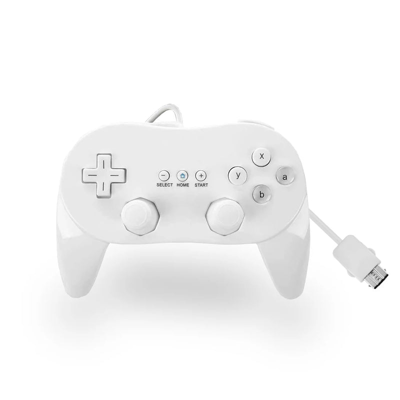 Wired Classic Controller (Pro Style) for Wii & Wii U (White)