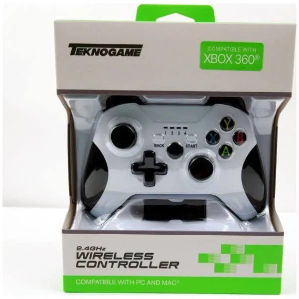 Xbox 360 2.4GHz Wireless Controller - White (Teknogame)