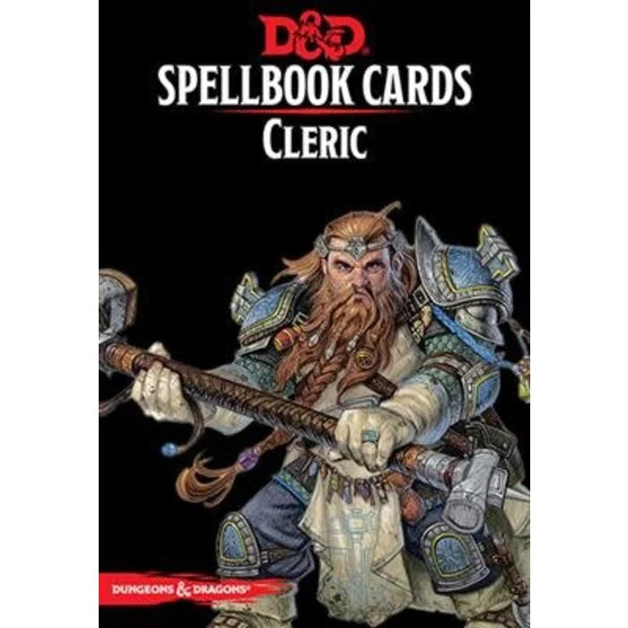 Wizards of the Coast Dungeons & Dragons 5E: Cleric Spellbook Cards