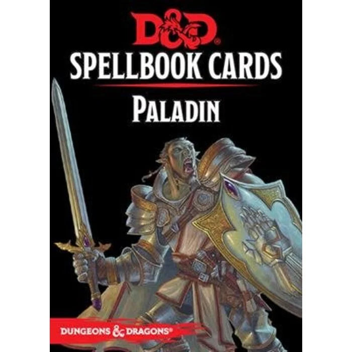 Wizards of the Coast Dungeons & Dragons 5E: Paladin Spellbook Cards