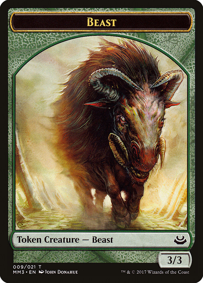 Beast Token (009/021) [Modern Masters 2017 Tokens]