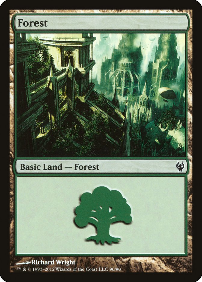 Forest (90) [Duel Decks: Izzet vs. Golgari]