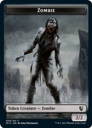 Zombie // Zombie Double-sided Token (005 MIC/005 MID) [Innistrad: Midnight Hunt Commander]