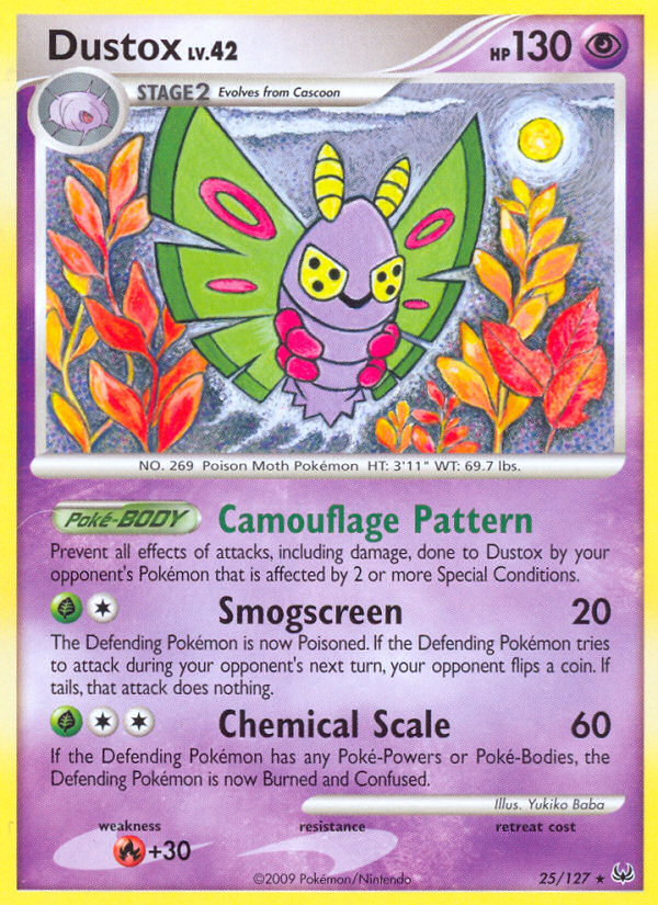 Dustox (25/127) [Platinum: Base Set]