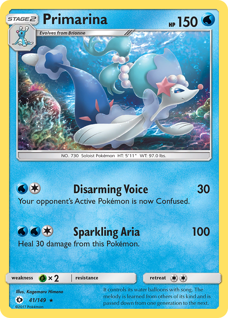 Primarina (41/149) [Sun & Moon: Base Set]