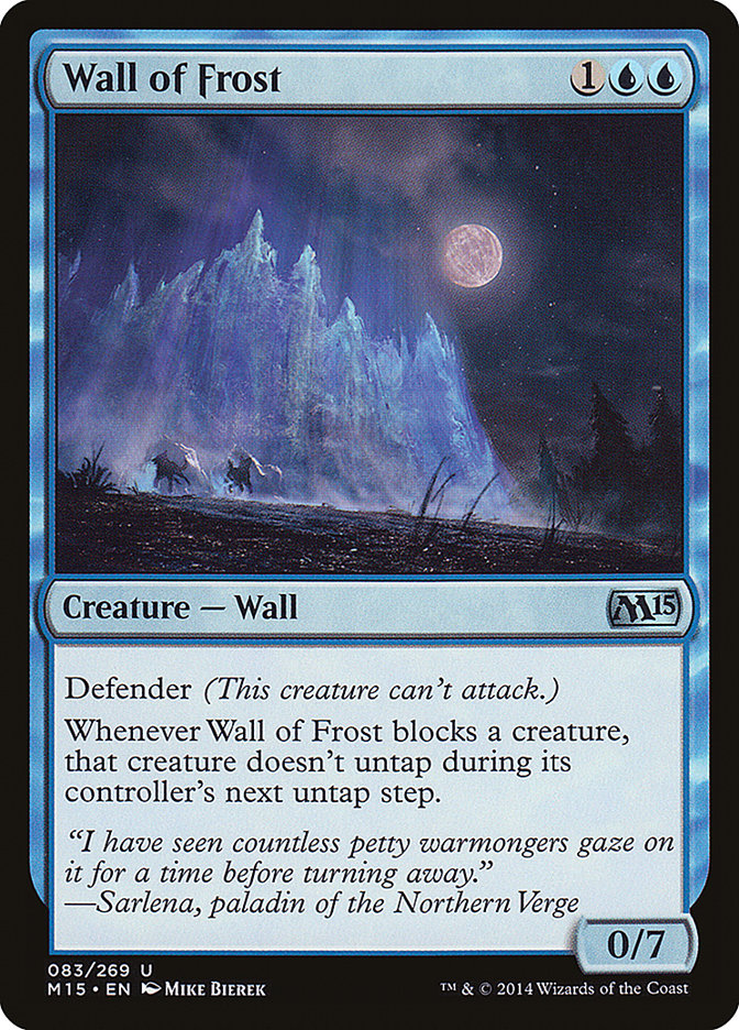 Wall of Frost [Magic 2015]