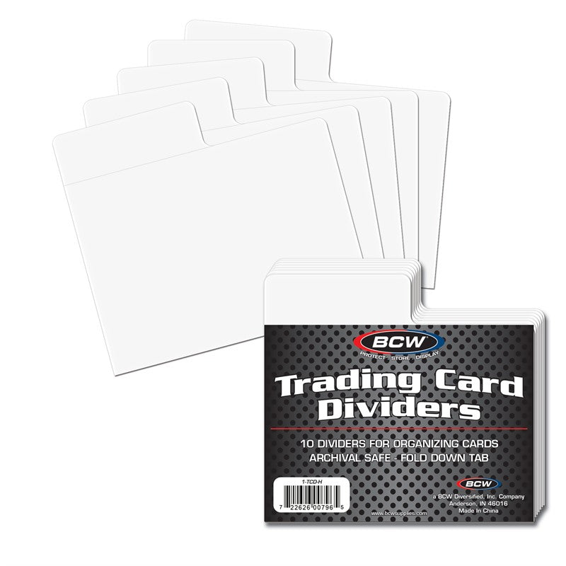 BCW: Trading Card Dividers - Horizontal