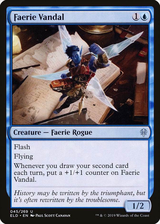 Faerie Vandal [Throne of Eldraine]