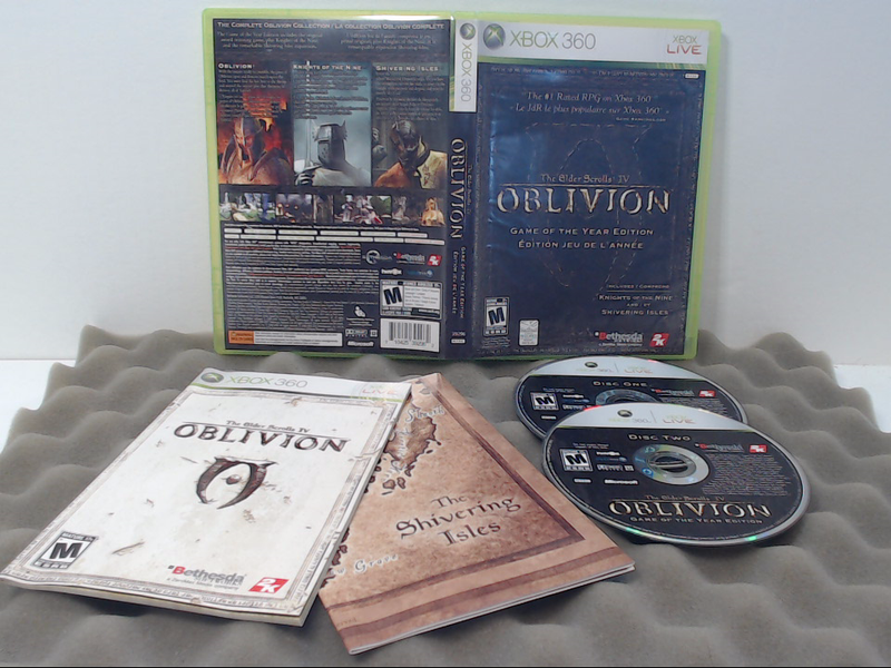 The Elder Scrolls IV: Oblivion - GOTY Edition (Microsoft Xbox 360) - with map