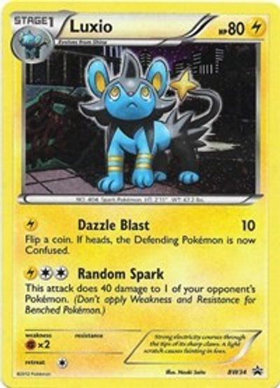 Luxio (BW34) (Cosmos Holo) [Black & White: Black Star Promos]