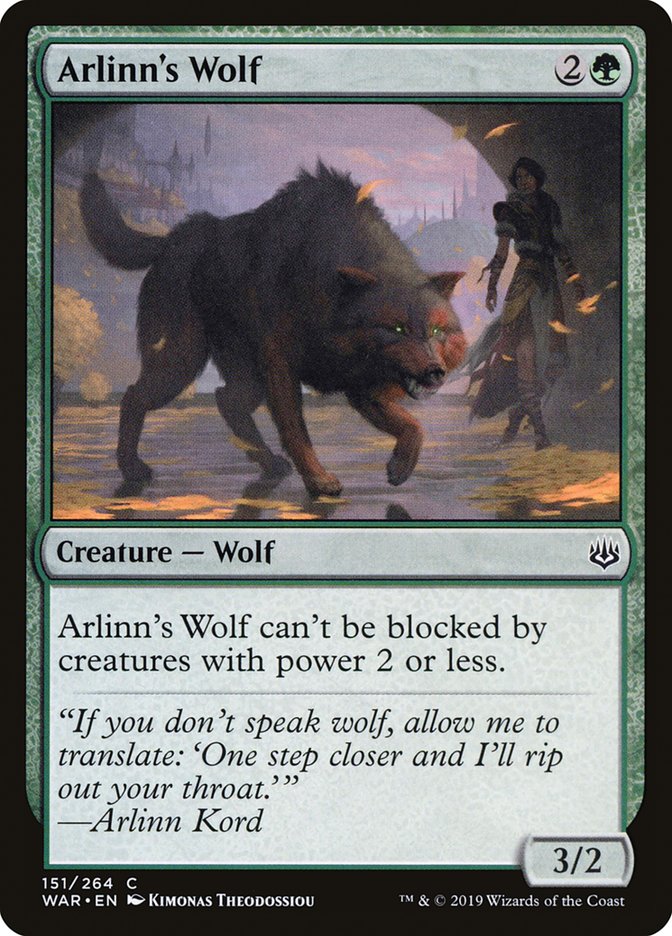 Arlinn's Wolf [War of the Spark]