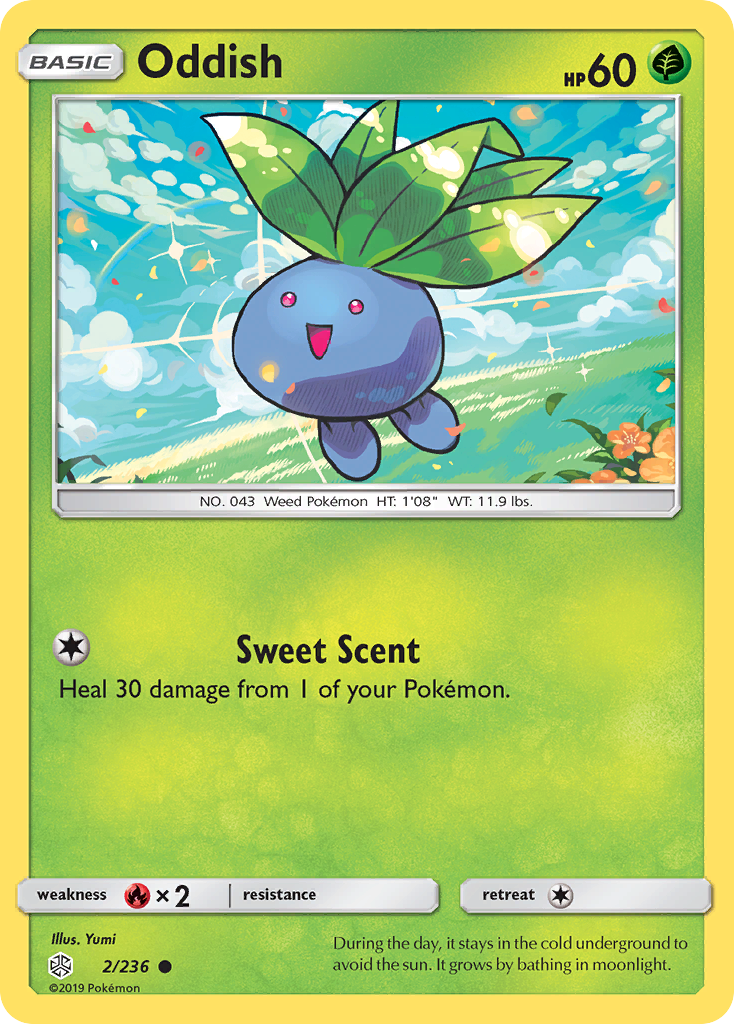 Oddish (2/236) [Sun & Moon: Cosmic Eclipse]