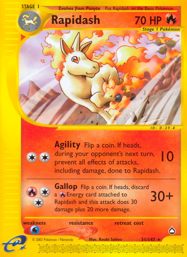 Rapidash (31/147) [Aquapolis]