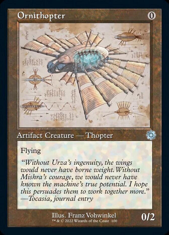 Ornithopter (Retro Schematic) [The Brothers' War Retro Artifacts]