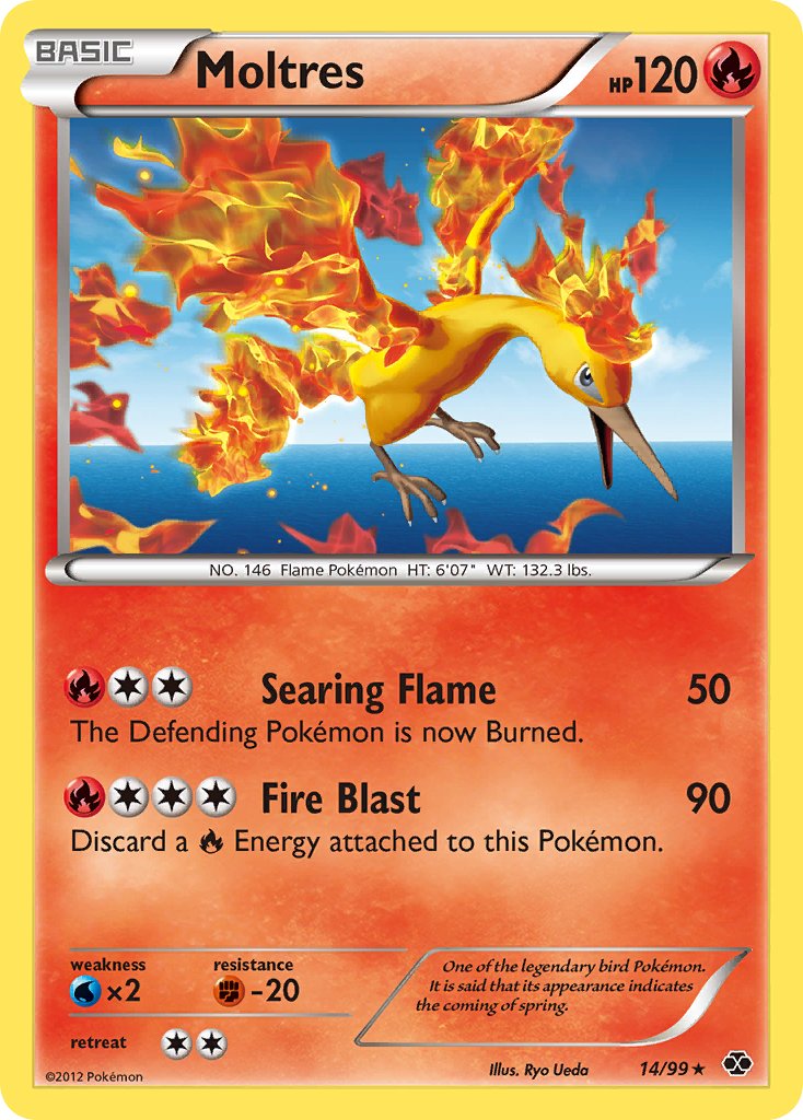 Moltres (14/99) (Blister Exclusive) [Black & White: Next Destinies]