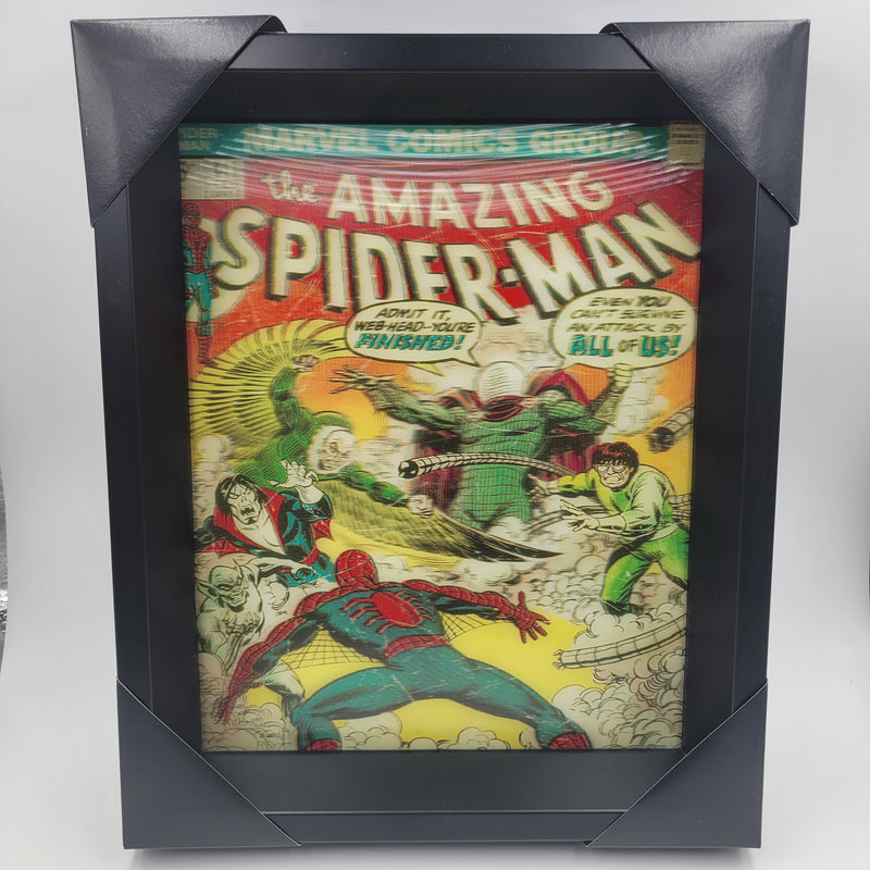 Spider-Man Classic Comic 3D Framed Wall Art - 11'
