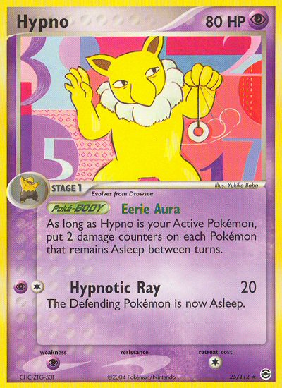 Hypno (25/112) [EX: FireRed & LeafGreen]