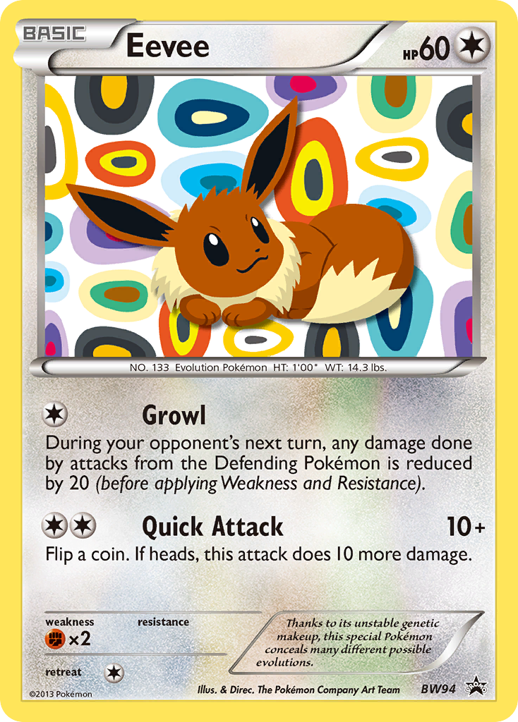 Eevee (BW94) [Black & White: Black Star Promos]