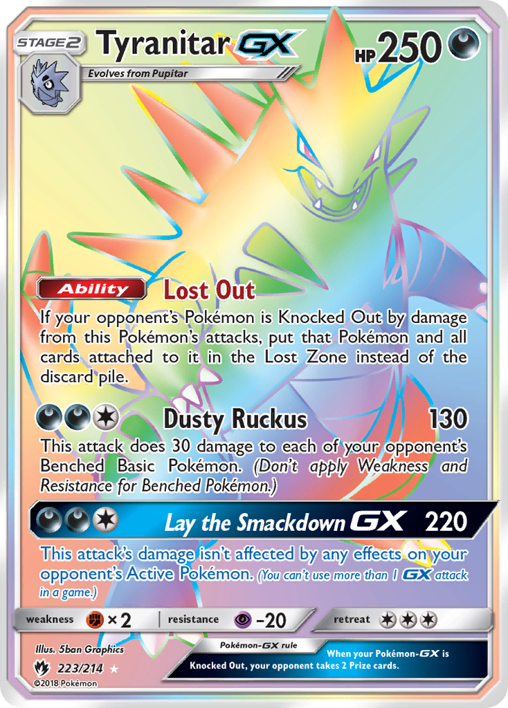 Tyranitar GX (223/214) [Sun & Moon: Lost Thunder]