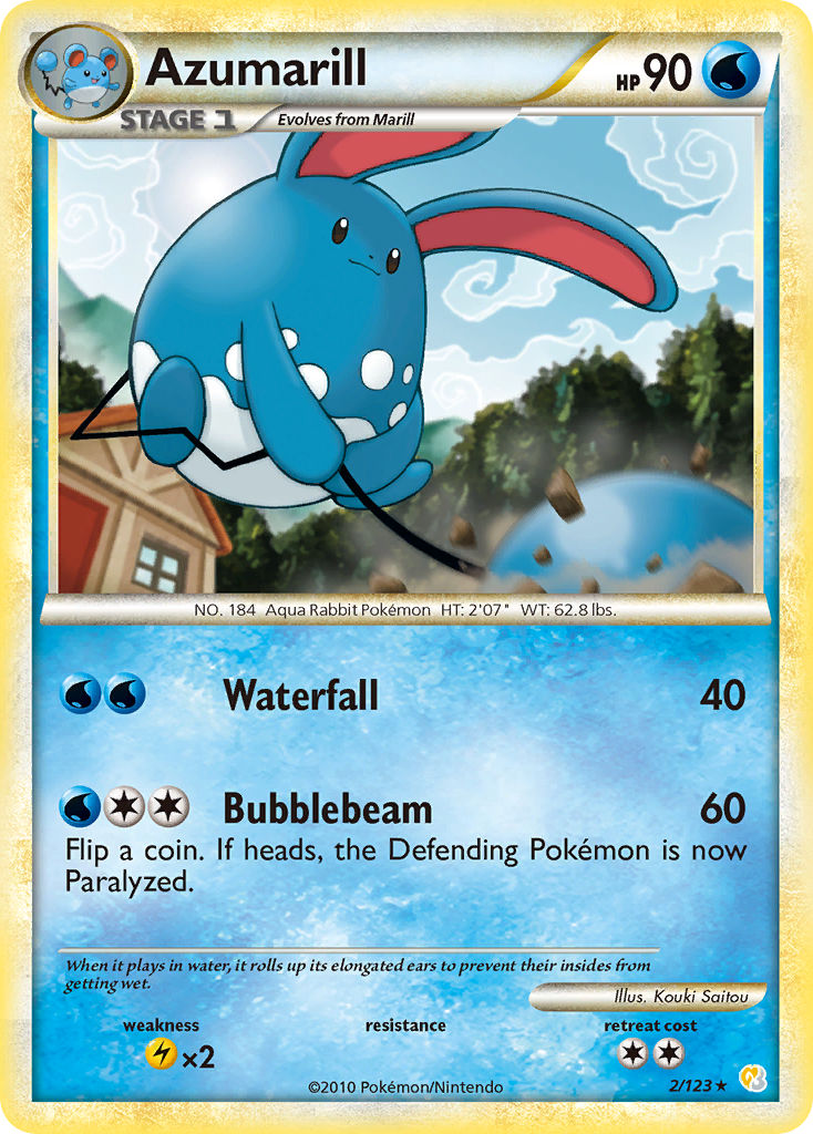 Azumarill (2/123) [HeartGold & SoulSilver: Base Set]