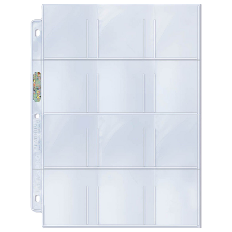 Ultra PRO: Platinum Hologram Standard 9-Pocket Pages - 3-Holes (100-Pack)