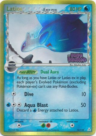 Latios (12/110) (Delta Species) (Stamped) [EX: Holon Phantoms]