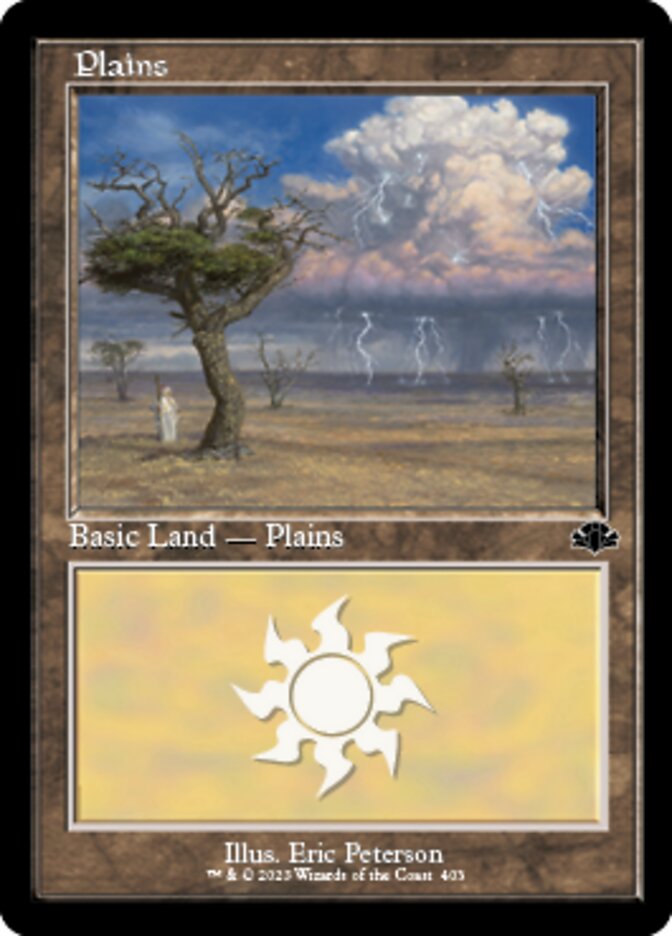 Plains (403) (Retro) [Dominaria Remastered]