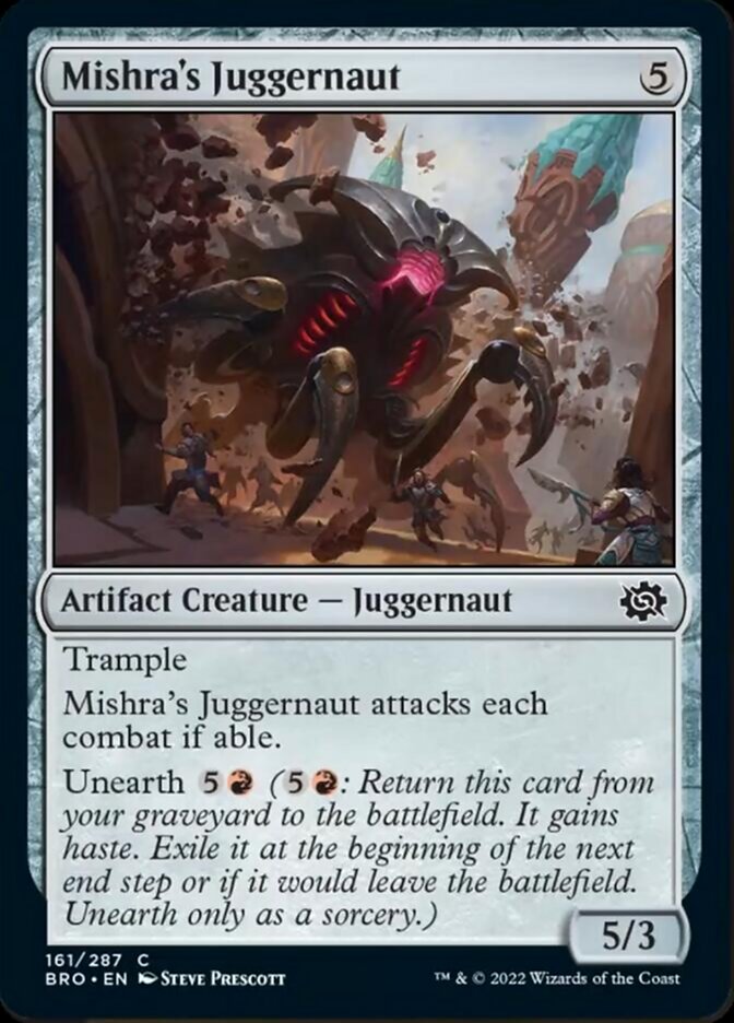 Mishra's Juggernaut [The Brothers' War]