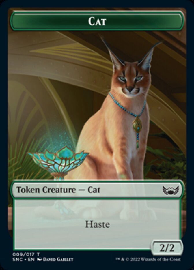 Cat // Angel Double-sided Token [Streets of New Capenna Tokens]