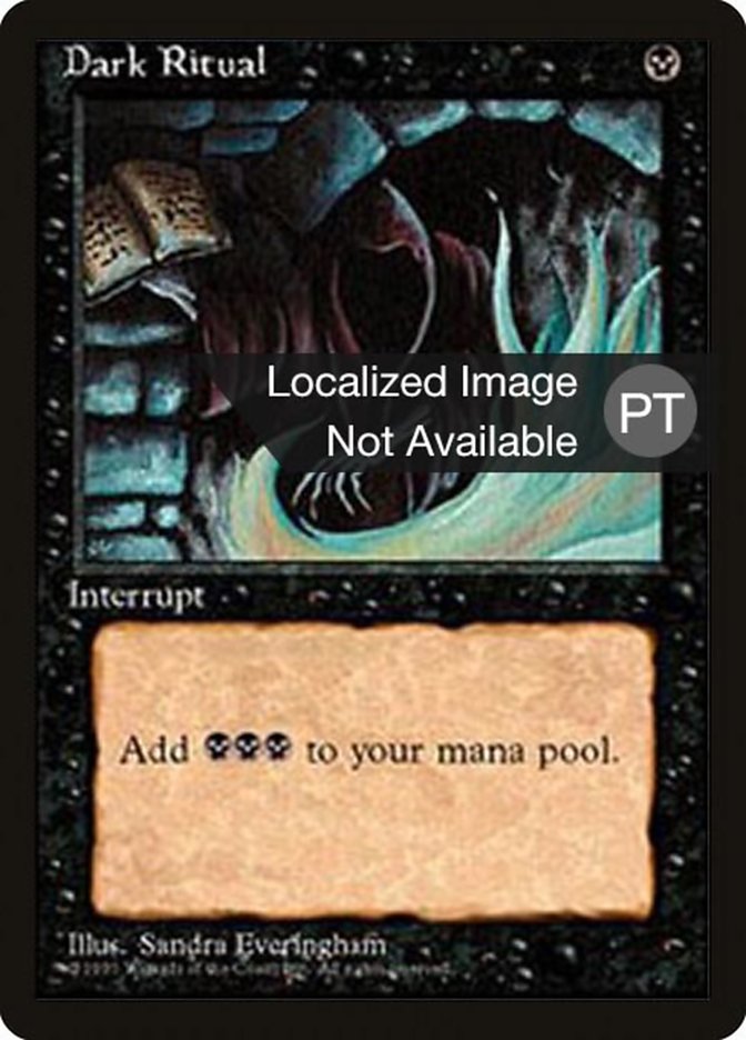 Dark Ritual [Fourth Edition (Foreign Black Border)]