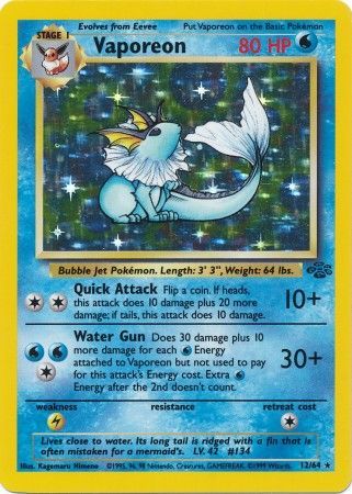 Vaporeon (12/64) [Jungle Unlimited]